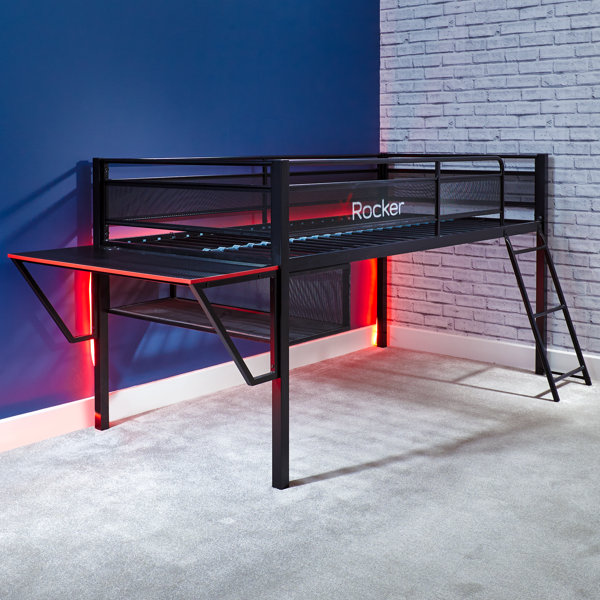 High sleeper store with gaming desk